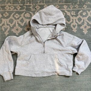 lululemon athletica Gray scuba Hoodie